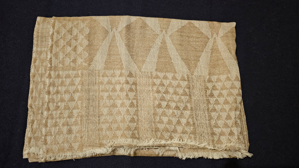 Hand-Loomed Pashmina with Bi-Coloured Pattern