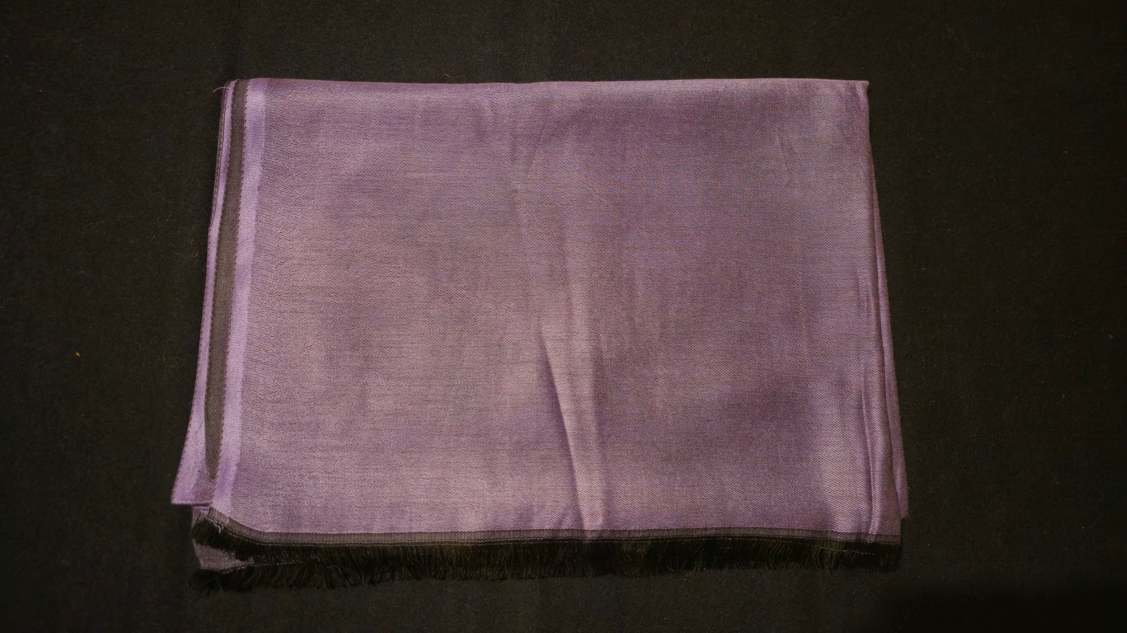 Purple & Black Two-Tone Pashmina